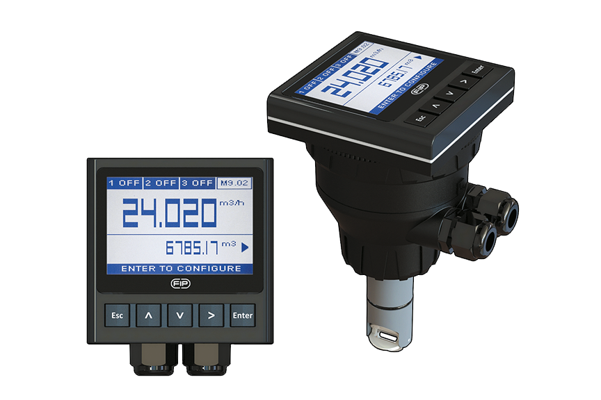 Flow measurement devices for monitoring fluids in industrial pipework